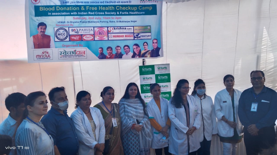 Health and Blood Donation Camp